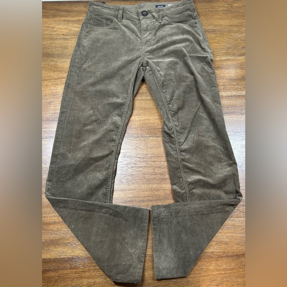 Volcom Men’s Size 29x30 True to This Brown Corduroy Pants